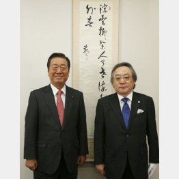 小沢一郎氏（左）と小林節氏（Ｃ）日刊ゲンダイ