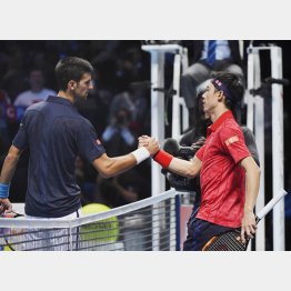 ツアーファイナル準決勝ではジョコビッチに完敗