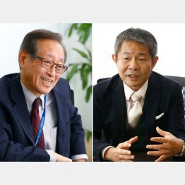 潮匡人氏(右)と二木氏