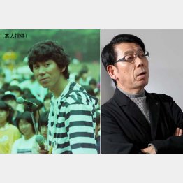 吉田照美さん(左は文化放送アナ時代)
