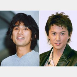 ひとつ屋根の下に出演した江口洋介(左)と福山雅治