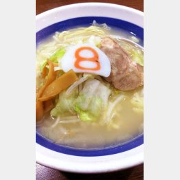 「8番らーめん」の『野菜ラーメン』