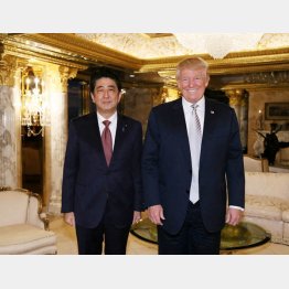 安倍首相とトランプ次期大統領
