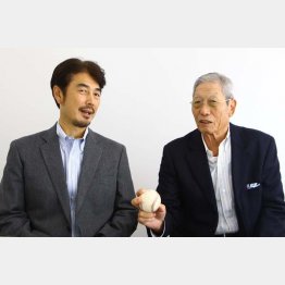 権藤博氏(右)と吉井理人氏