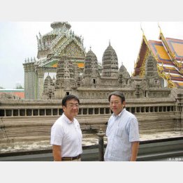 2010年、同期でもある岡田尚樹クラシエホームプロダクツ社長とタイ出張