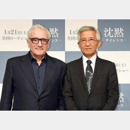 イベントに登場したスコセッシ監督(左)と村上茂則氏